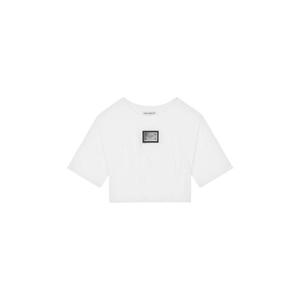 DOLCE  GABBANA 로고 플레이트 티셔츠 L5JTLCKG7JL3W0800