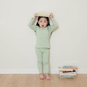 [디어베이비]디어쫀쫀배색실내복(GREEN,YELLOW)_57R057605