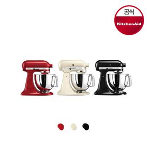 키친에이드 반죽기 4.8L 아티잔 스탠드믹서 130 제빵 휘핑기 머랭 밀가루 베이킹 (5KSM130W)