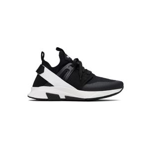 톰포드 스니커즈 블랙   화이트 네오프렌 스웨이드 자고 스니커즈 252076M237012