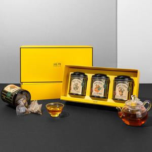 [쌍계명차][쌍계명차] 티 마스터 캔 3입 선물세트(수국유자/모과돌배/제주황귤)