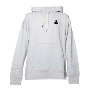 Isabel Marant 로고 자수 드로스트링 후드티 SW0028HAA1M05H 23EC TP936091545