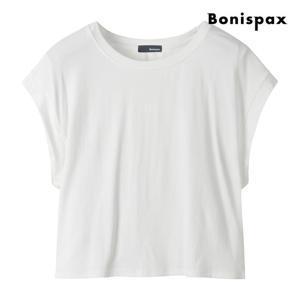 [보니스팍스(여성의류)]라운드넥 드롭 숄더 슬리브리스 티셔츠 (XP7TS009M0)
