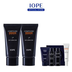 아이오페 맨 컴파운드 선 스크린 SPF50+/PA++++ 50ml 2개