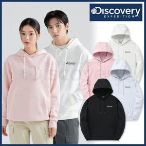 디스커버리 24년 봄 이월/할인 남성/여성/공용 덴버 스몰로고 후드티셔츠/오버핏/커플티/캐주얼 DXHD33041