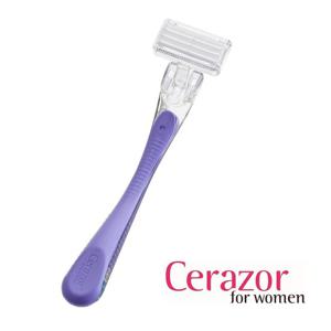 세레이져 퍼플 세라믹 여성용 제모기 얼굴 바디 면도기 셀프 제