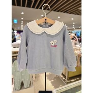 [블루독베이비] 25 FW(BL)도기빅카라 스웨트셔츠(45A1433403)백일 돌 선물 조카 아가옷 유아 등원 (45A1433