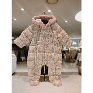 쇼콜라 봉쥬나염페더우주복 (TTNWQA164Q)여아겨울외출복출산백일선물