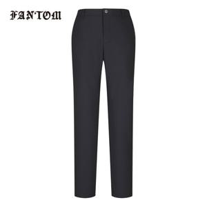 [팬텀] 남성 포켓 로고 프린트 약본딩 스트레이트 팬츠 211E3PT801_GY