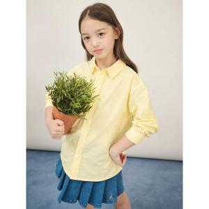 [TAG 89000원][빈폴키즈] [Reedition] 옥스포드 셔츠  옐로우 (BI5864U02E)