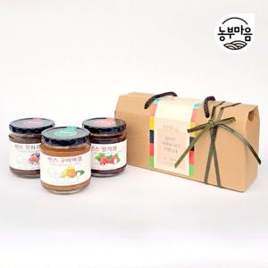 [전남장성] 빈스농장 잼 3종세트 (유가농구아바+무화과+딸기) _선물포장
