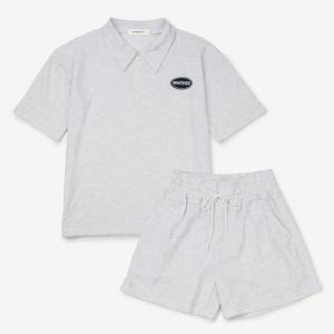 [에잇컨셉][에잇컨셉] 에버 카라 반팔 반집업/반바지 트레이닝 세트(3color)