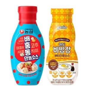 갤러리아_농심 배홍동 만능소스 300g+팔도 비빔장 버터 간장소스 200g
