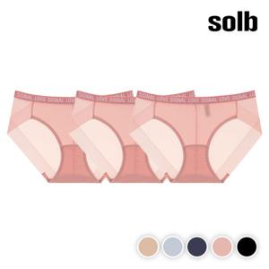 [솔브] 컴포트 햄팬티 3매입 5컬러(GSET363)