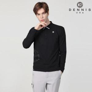 [데니스골프][DENNIS] 남성)폴리기모피케 투톤요꼬에리 티셔츠_NAMFMTS005