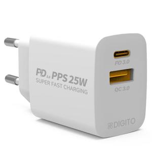 디지토 25W USB PD 멀티 S22 아이폰13 고속 충전기