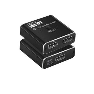 DisplayPort 1.4 선택기 2대1 DP 셀렉터 유전원 (WD4BF82)