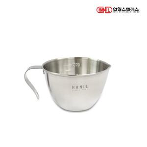 한일STS 304스텐계량컵 손잡이 계량믹싱볼 250ml