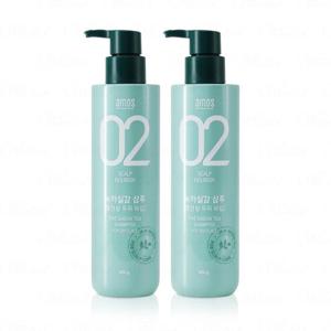 아모스 녹차실감 샴푸중건성(촉촉한타입)500g 1+1