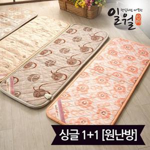 일월 초절전형 전기매트 미니싱글 1+1 48x134