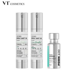 [브이티] VT 리들샷 오리지널 100 에센스 50ml+ 에센스 300 50ml + PDRN 에센스 100 30ml