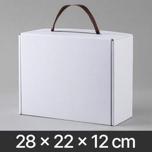 포장 박스 손잡이 선물상자 28x22x12 화이트 큰 대형 답례품 카톤 기프트 단상자 골판지 G형 낱장 샘플