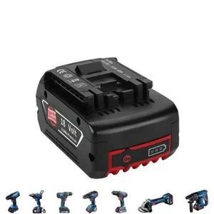 보쉬 18V 배터리 6.0Ah 전기 드릴 6000mAh 충전식 리튬 이온 BAT609 BAT618