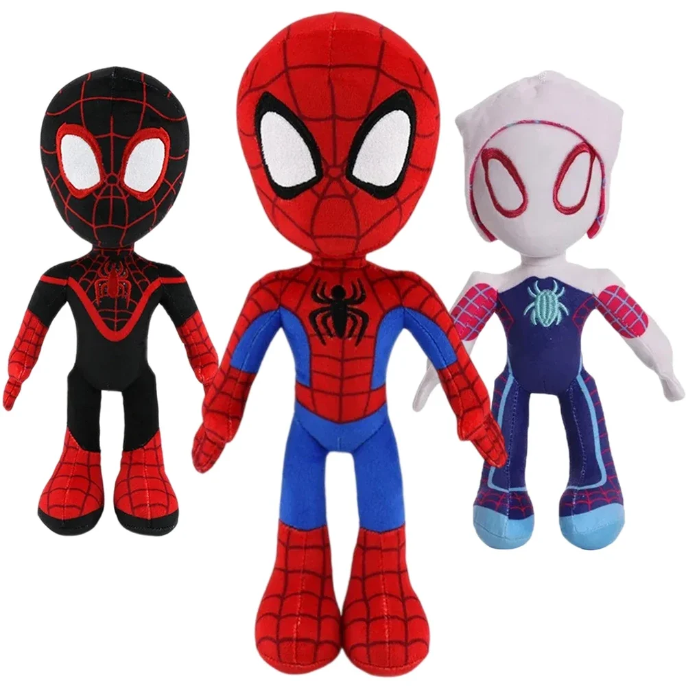 30cm 스파이더맨 봉제 인형, 어린이를 위한 슈퍼히어로 부드러운 장난감, 소년 소녀를 위한 크리스마스 생일 선물