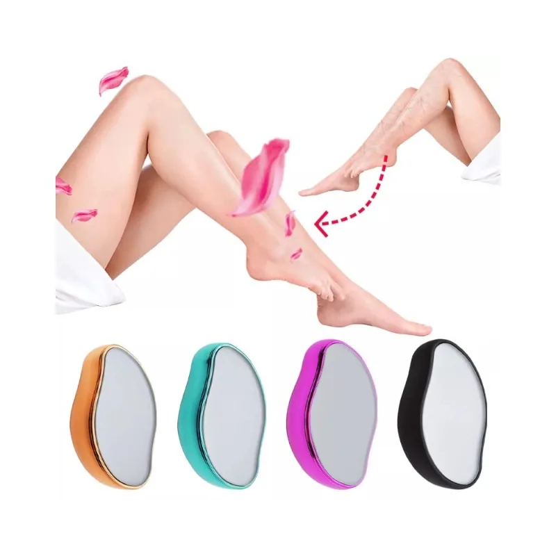 제모 용 스톤 제모제 헤어 지우개 제모기 헤어 매직 무통 스폰지 패드 효과적인 제모기 페이셜 바디 제모기