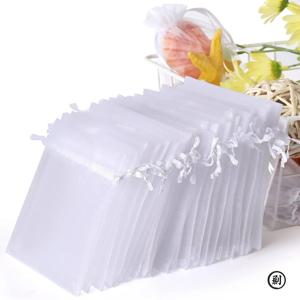 50PCS 흰색 Organza 가방 장식 7*9cmOR 9*12CM