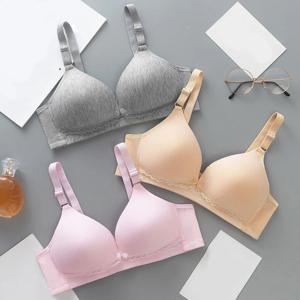 여성용 수유 브라, 산후 처짐 방지 특수 여성 브라, 편안하고 얇은 전면 개방 버클, 모아주는 브라
