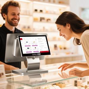새로운 디자인 슈퍼마켓용 POS 기기, 터치스크린 일체형 POS 시스템
