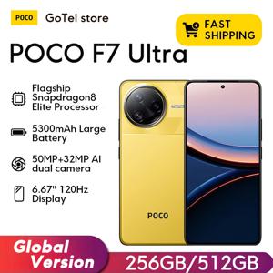 [공식] 포코 F7 울트라 |   스냅드래곤 ® 8 엘리트 최고급, VisionBoost D7 칩셋, HyperCharge 유선 120W 및 무선 50W