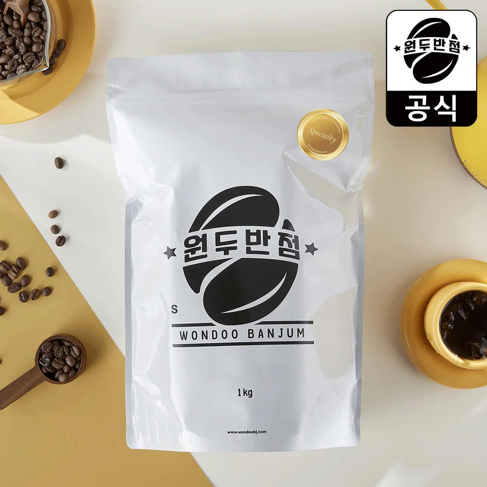 [무료배송] 1kg 에티오피아 코케허니 G1 스페셜티 원두 커피 예가체프 아라비카 홀빈