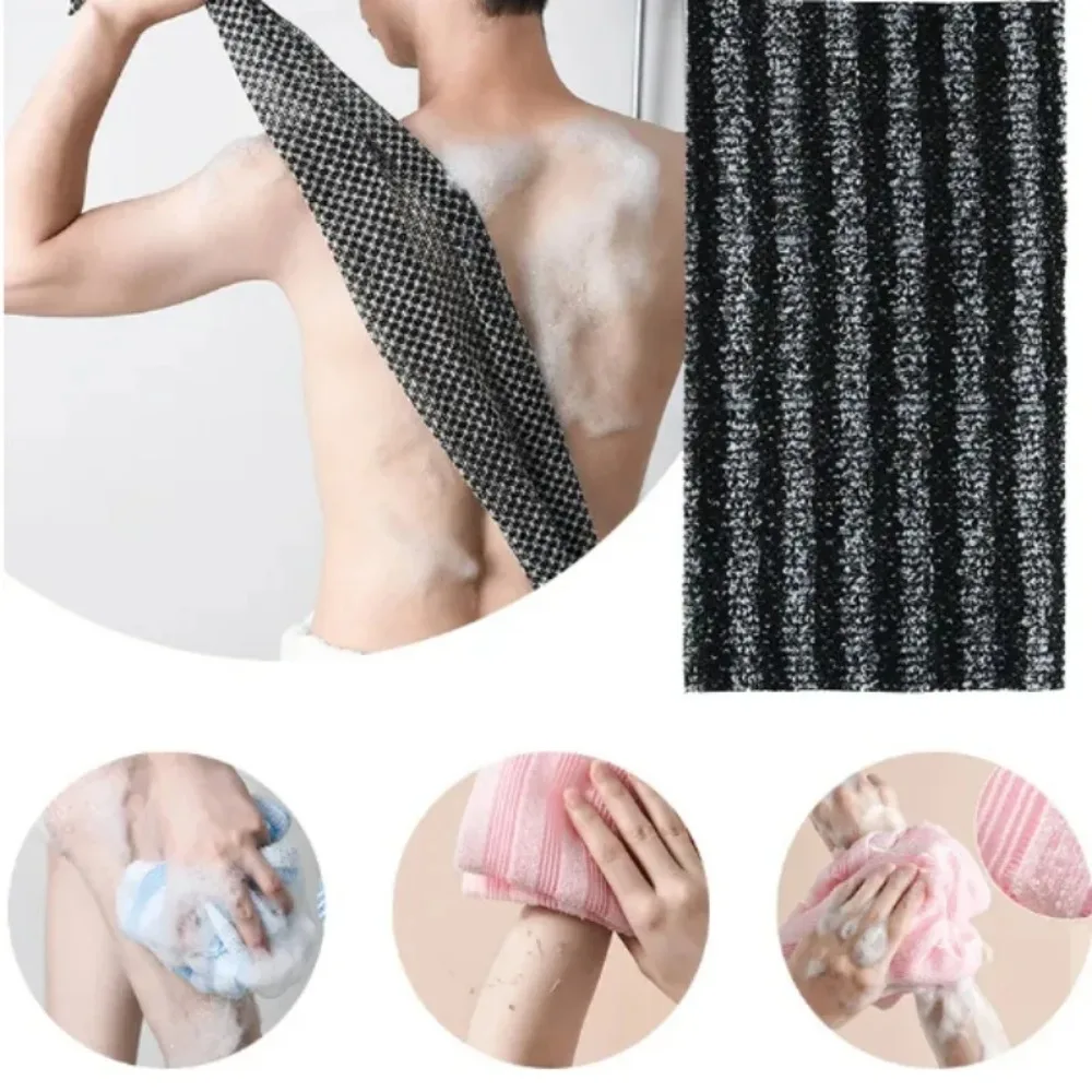 일본식 마사지 수건 목욕 나일론 타월 브러쉬 등 마사지 타월 각질 제거 스크럽 샤워 스펀지 바디 욕실용품