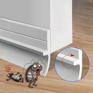 PVC 도어 하단 씰 스트립 유리/창용 도어 가드 갭 스토퍼 아래 자체 접착 방음 강력한 접착 도어 스톱