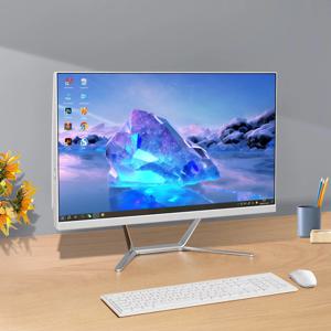 23.8인치 AIO 컴퓨터 코어 i3 i5 i7 AIO 일체형 상업용 게임용 CD 컴퓨터 올인원 데스크탑 SSD