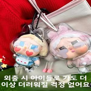 teen Crybaby 비닐 인형 보호 케이스 소프트 PVC 체리 소녀 가방 눈물 디자인 귀여운 스타일 유니버설 Collectible 장난감 가방