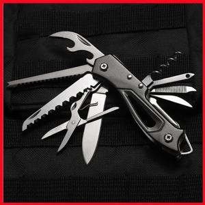 야외 Multitool 접는 스위스 칼 캠프 EDC 칼 휴대용 가위 병따개 군사 접이식 포켓 나이프 보호 도구