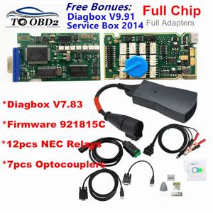 Diagbox V9.91 풀 칩 Gold Edge Lexia3 PP2000 PSA XS Evolution V7.83 Lexia For Citroen/Peugeot 슈퍼 펌웨어 921815 C 렉시아 3