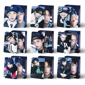55+72개/세트 K팝 보이 밴드 콘서트 도미닛ATE 카드 스티커 현진 펠릭스 방찬 포토 프린트 카드 포토카드 컬렉션 선물
