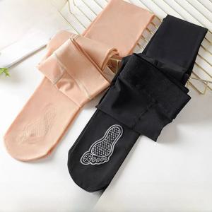 봄 가을 여성용 미끄럼 방지 얇은 레깅스 팬티 스타킹 마스크 대형 바닥 바지 레깅스 Skinsuit