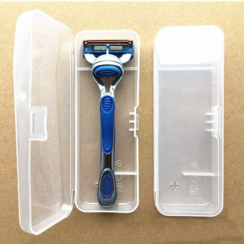 남성용 면도기를위한 세련되고 튼튼한 면도 저장 상자, 휴대하기 쉽고 깨끗하게 유지하고 면도기를 잘 정리합니다.