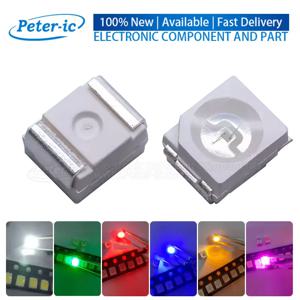 3528 1210 SMD LED 다이오드, 레드 오렌지 옐로우 그린 연청 옐로우 그린 아이스 블루 핑크 화이트 웜 화이트 퍼플 1.8-3.4V, 100 개