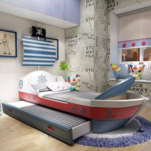 유럽 ​​장식 어린이 침대 프레임 나무 안전 단일 현대 스타일 유아 침대 소년 디자인 Cama Infantil 가구 홈