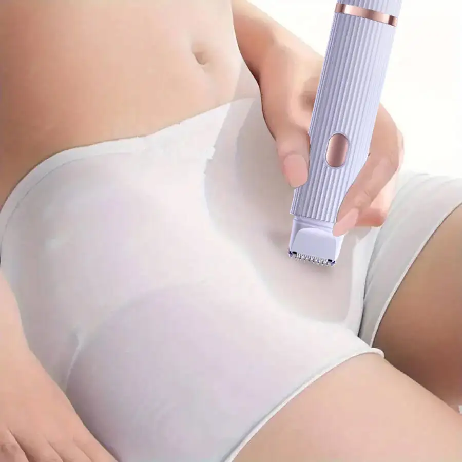 여성용 전기 면도기 2개 - 눈썹, 얼굴, 다리 및 겨드랑이에 적합, 휴대용 습식 및 건식 제모기