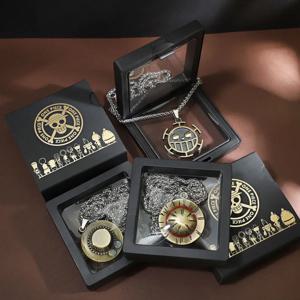 남녀공용 애니메이션 원피스 루피 목걸이, 밀짚 모자, 에이스 어라운드 메탈 펜던트, 루오 로고 스웨터 체인, 생일 선물, 신제품