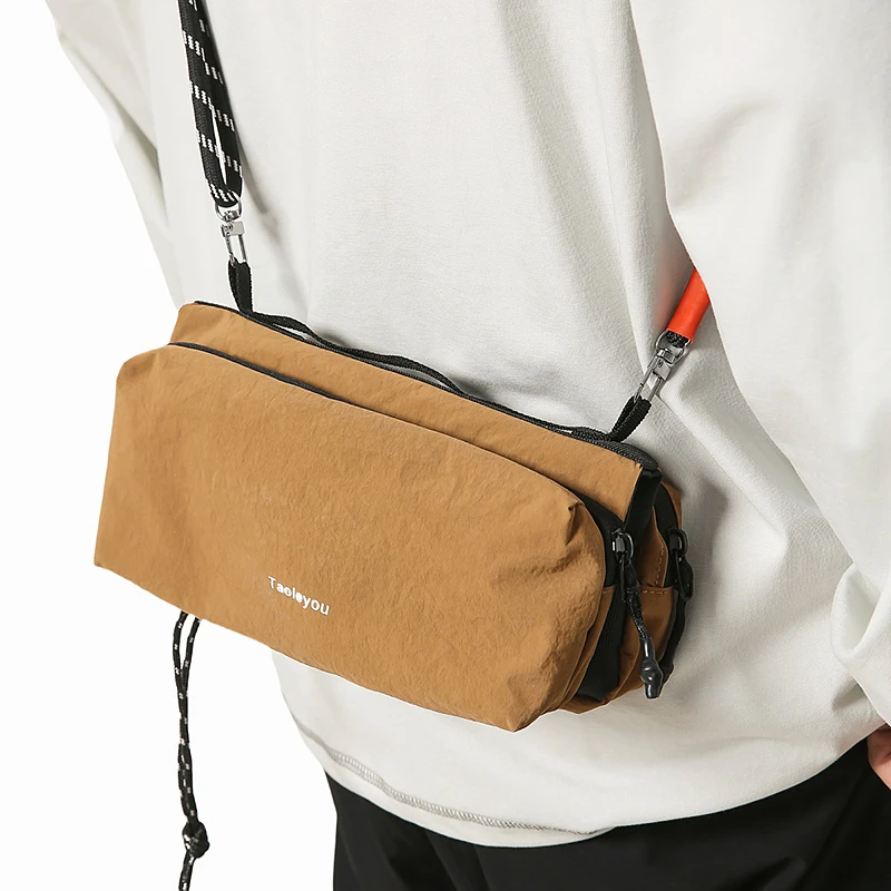 아쿠아리우스 백팩 - 남녀공용 같은 스타일, 아웃도어 등산용 크로스백, 가볍고 다층적인 스몰C