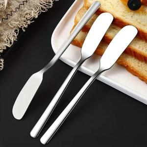 2개, 버터 나이프, 스테인레스 스틸 버터 나이프, 치즈 스프레더, 주방 버터 삽, 다기능 버터 삽