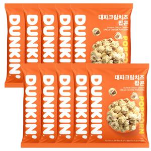 던킨 대파크림치즈 팝콘 80g x 10봉지